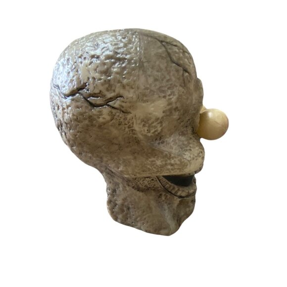 VTG Halloween Blow Mold Google Eyed Skulls Set Of 5 Yard Pathway Decor Dynagood - Picture 5 of 8